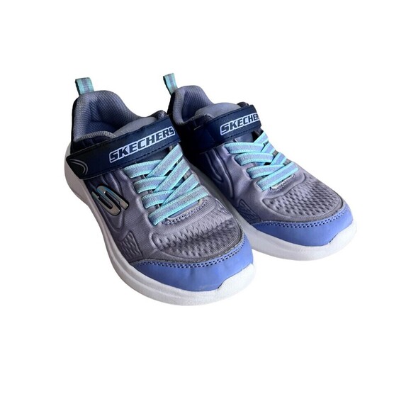 Skechers Girls‎ Sneakers Selectors Blue Purple Size 13 - Picture 2 of 11